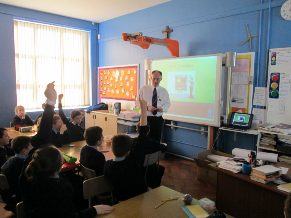 First Trust Bank visit St.John\'s.