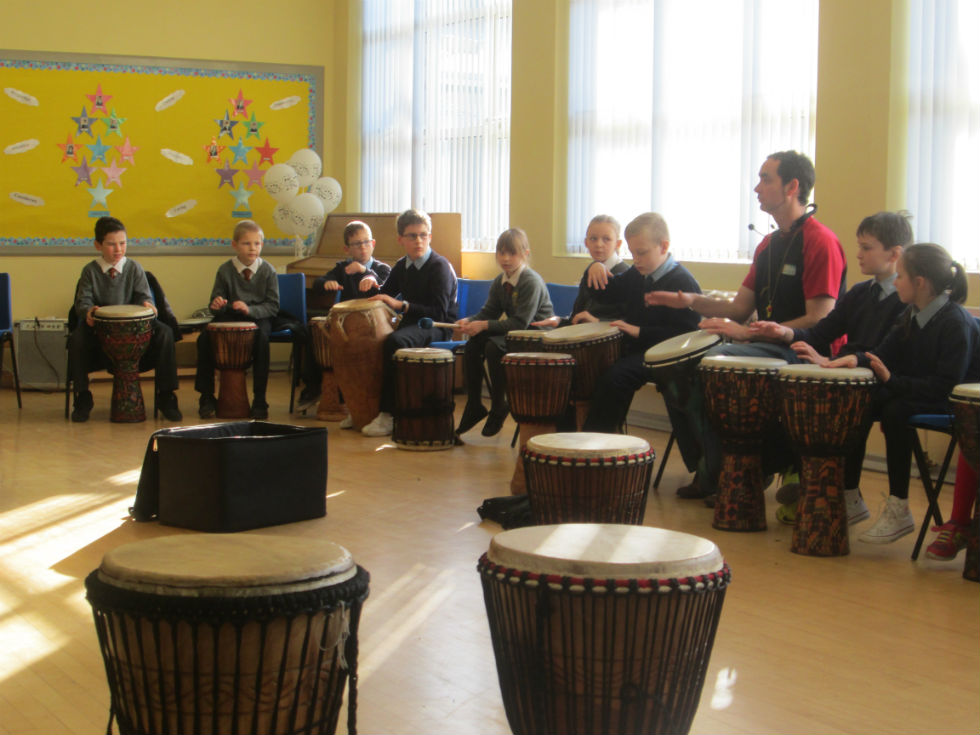 P5/6 Drumming Session 
